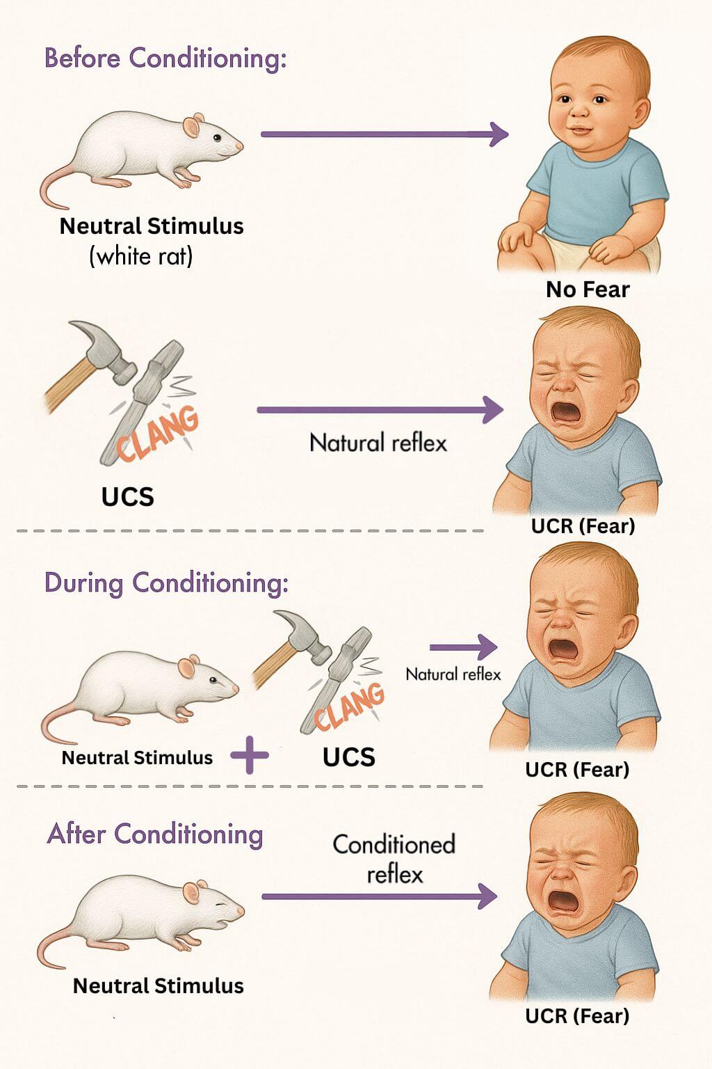 Little Albert Experiment: Results Classical Conditioning